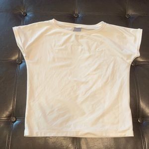 Nike White Tennis Top